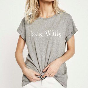 Jack Wills Women's Gray Tshirt Size 6